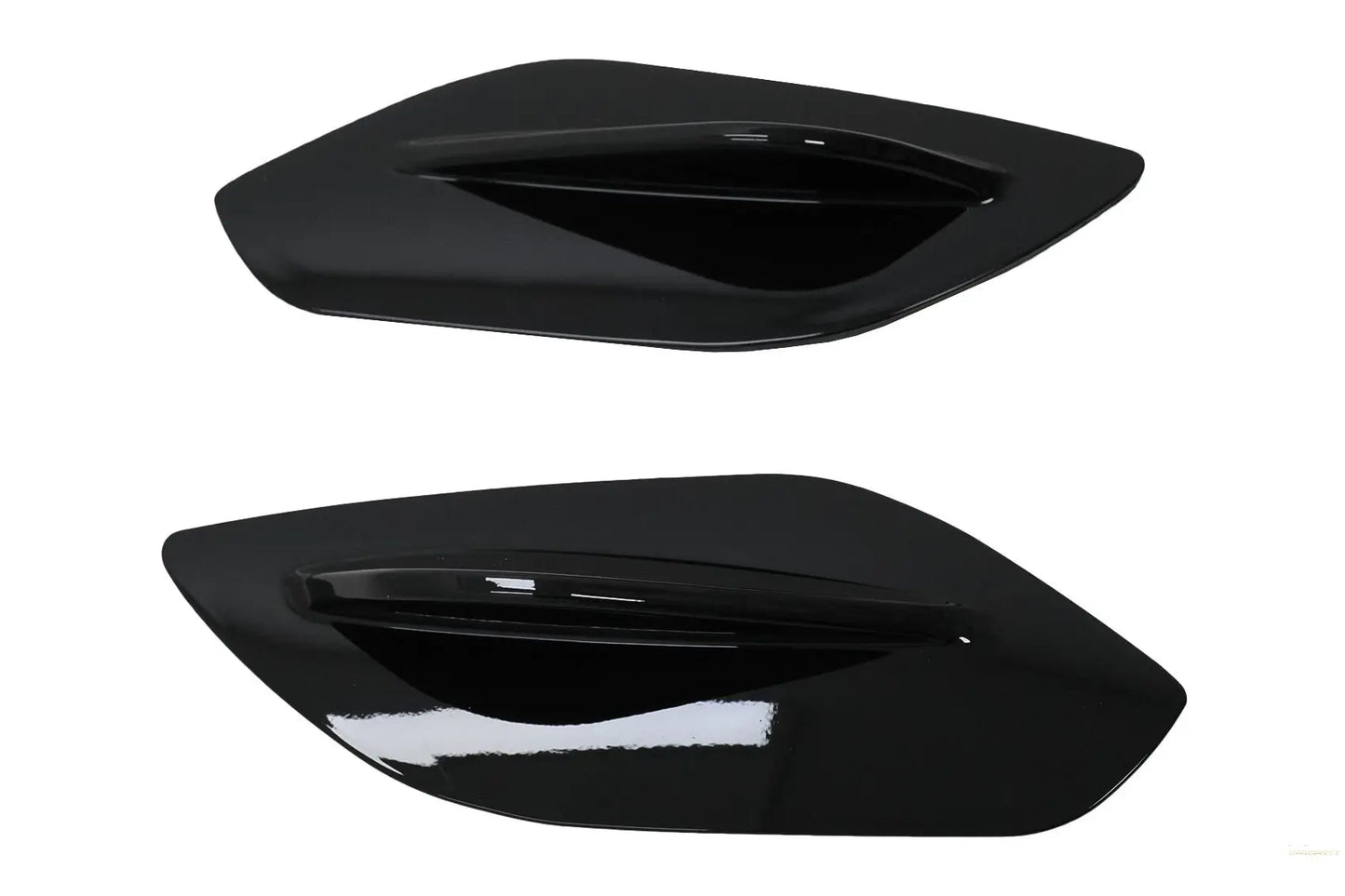 Seitlicher Anbau Für Dachspoiler Passend Für Mercedes A-Klasse W176 (2012-2018) W177 (2018) GLA SUV X156 (2014-2019) H247 (2020) Piano Schwarz KITT