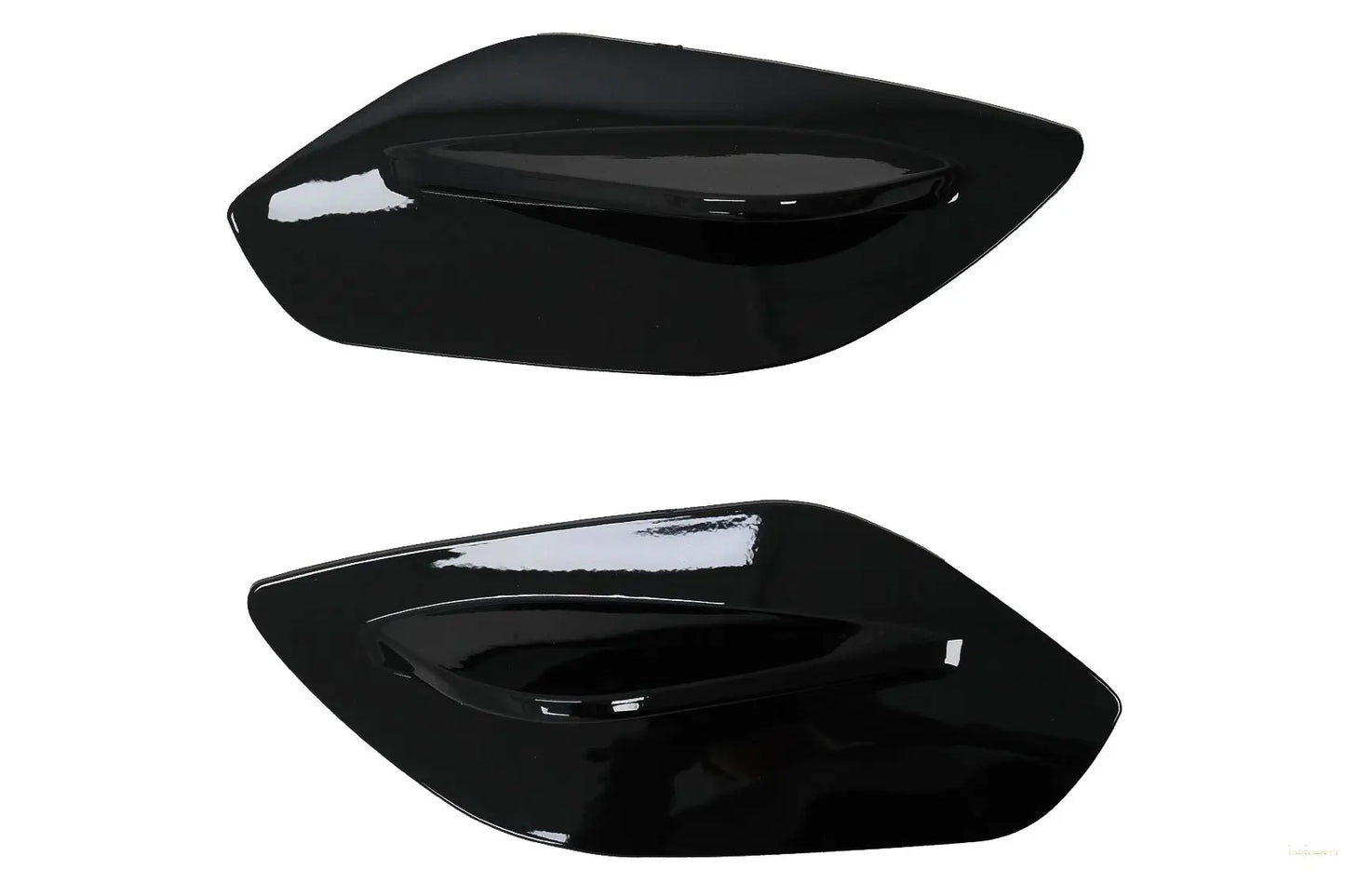 Seitlicher Anbau Für Dachspoiler Passend Für Mercedes A-Klasse W176 (2012-2018) W177 (2018) GLA SUV X156 (2014-2019) H247 (2020) Piano Schwarz KITT