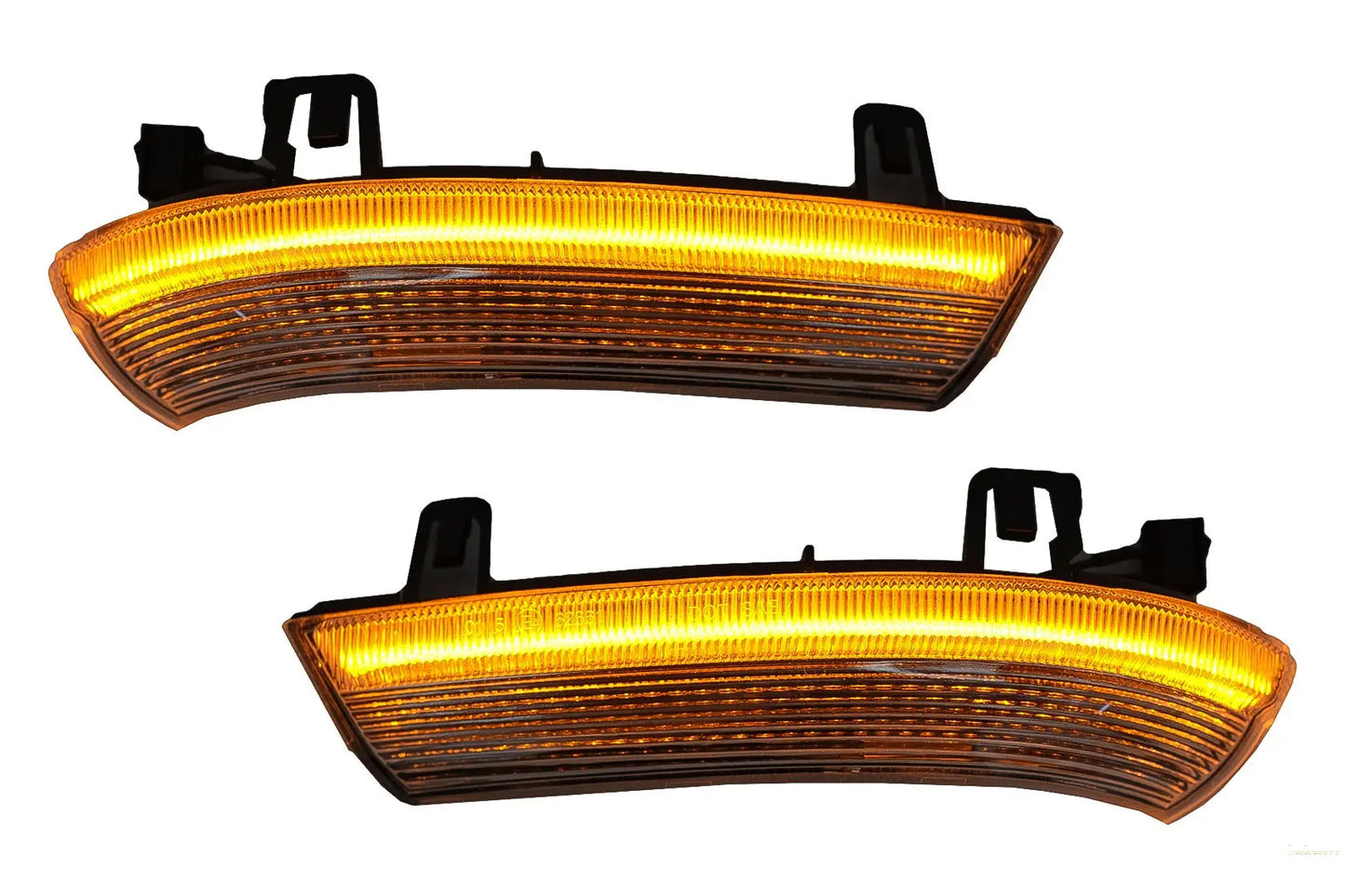 Spiegel Dynamischer LED-Blinker Passend Für VW Golf 5 Golf 6 Variante Golf Plus Jetta Passat B6 3C Sharan Skoda Superb Smoke KITT