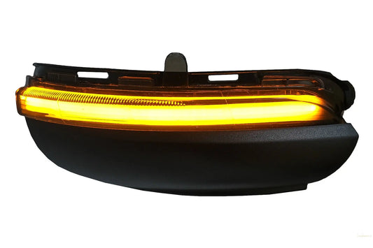 Spiegel Dynamischer LED-Blinker Passend Für VW Golf 6 Hatchback (2008-2013) Touran (2010-2015) Smoke KITT EU