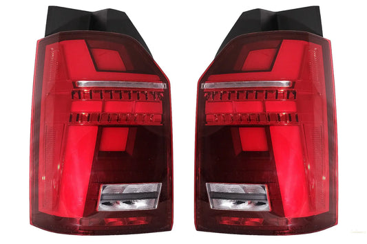 Voll-LED-Rückleuchten Passend Für VW Transporter T6 (2015-2020) Dynamisches Sequentielles Blinklicht KITT