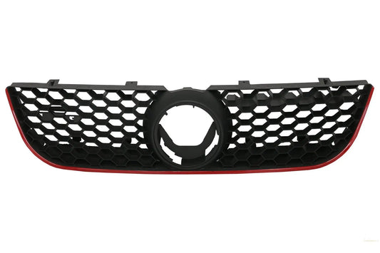Vorderer Zentraler Sportgrill Passend Für VW Polo 9n 9n3 (2006-2009) Waben-GTI-Design KITT Specials