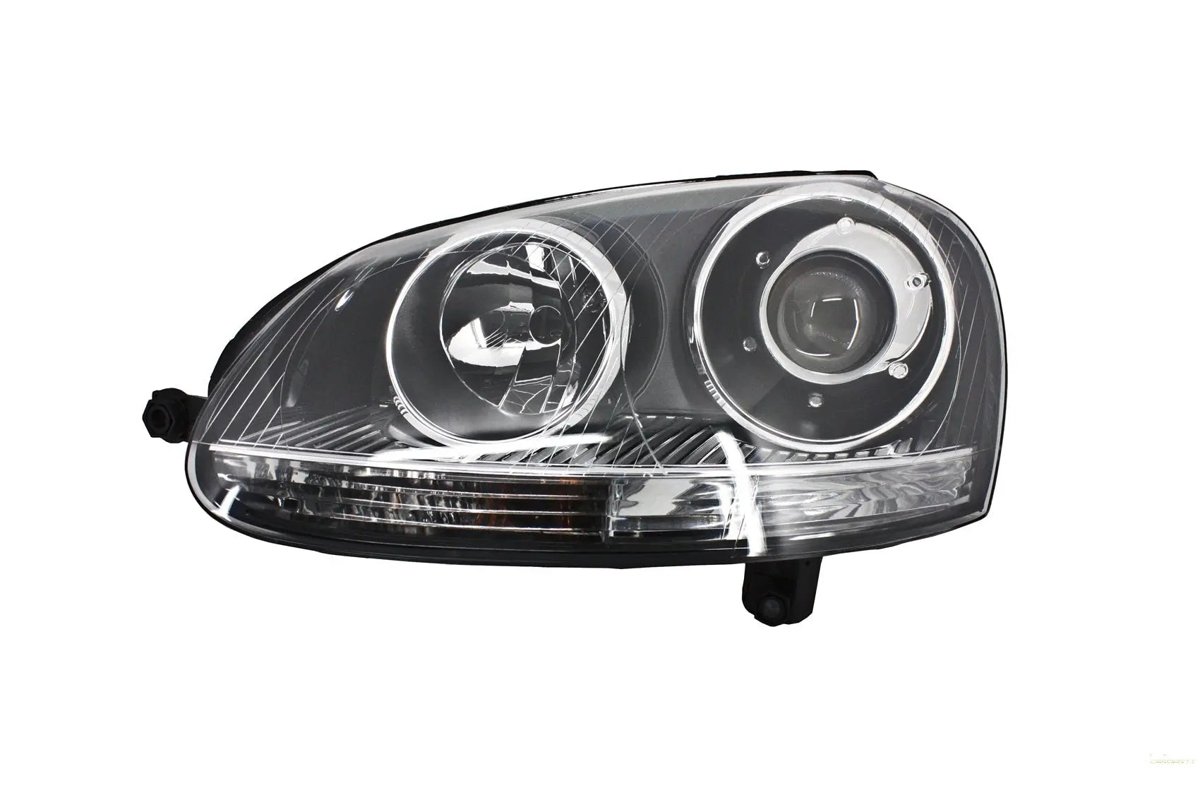 Xenon-Look Scheinwerfer RHD Passend Für VW Golf 5 V Mk5 (2003-2007) Jetta (2005-2010) GTI R32 Chrome Edition KITT