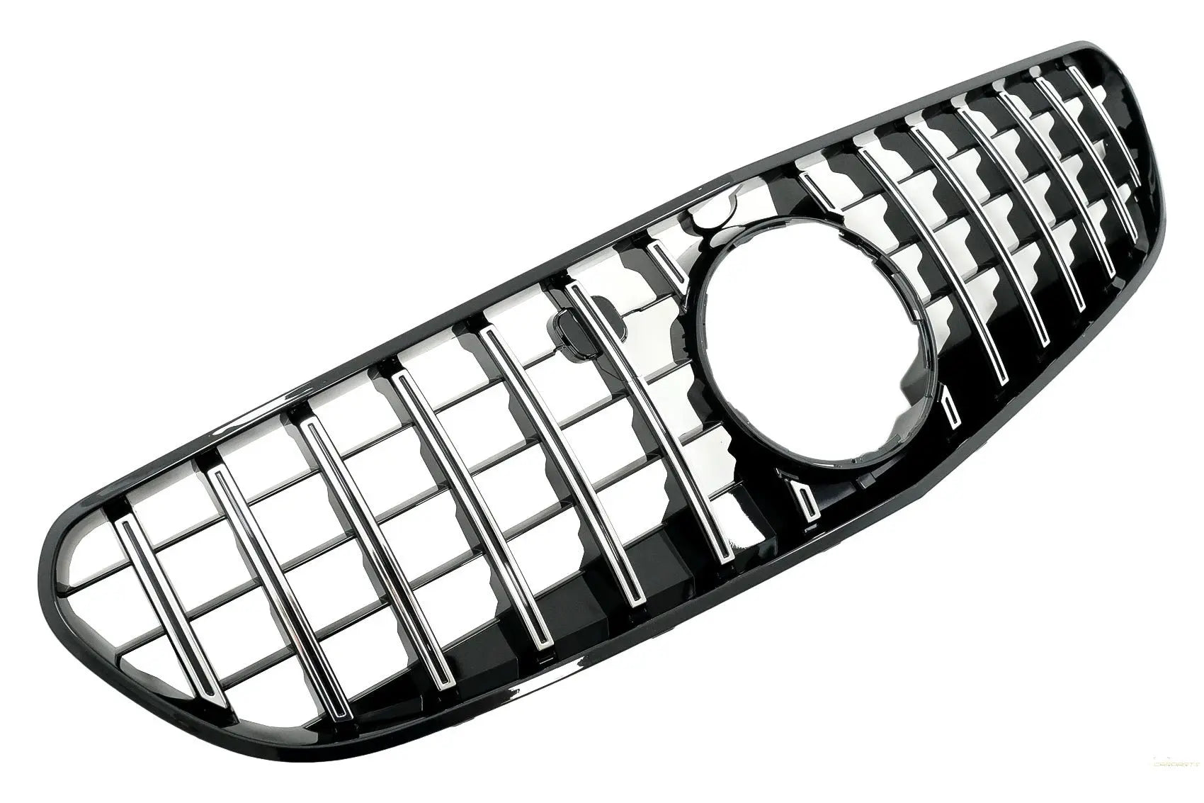 Zentralgitter Passend Für Mercedes S-Klasse Coupé C217 (2014-2017) Cabrio A217 (2015-2017) GT-R Panamericana Design Chrom KITT