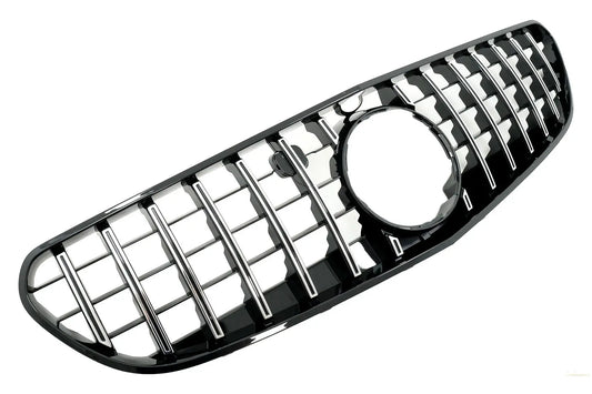 Zentralgitter Passend Für Mercedes S-Klasse Coupé C217 (2014-2017) Cabrio A217 (2015-2017) GT-R Panamericana Design Chrom KITT