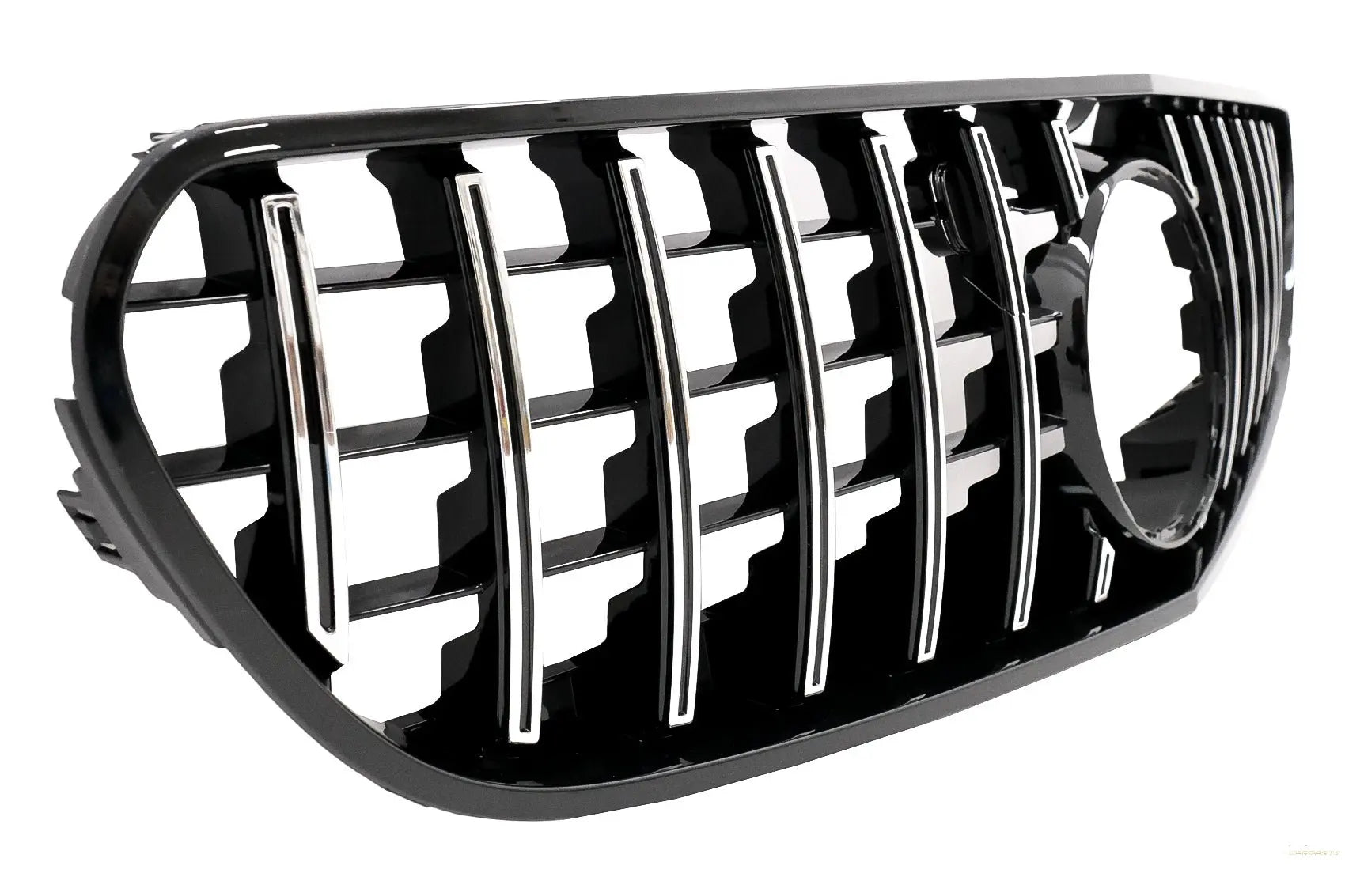 Zentralgitter Passend Für Mercedes S-Klasse Coupé C217 (2014-2017) Cabrio A217 (2015-2017) GT-R Panamericana Design Chrom KITT