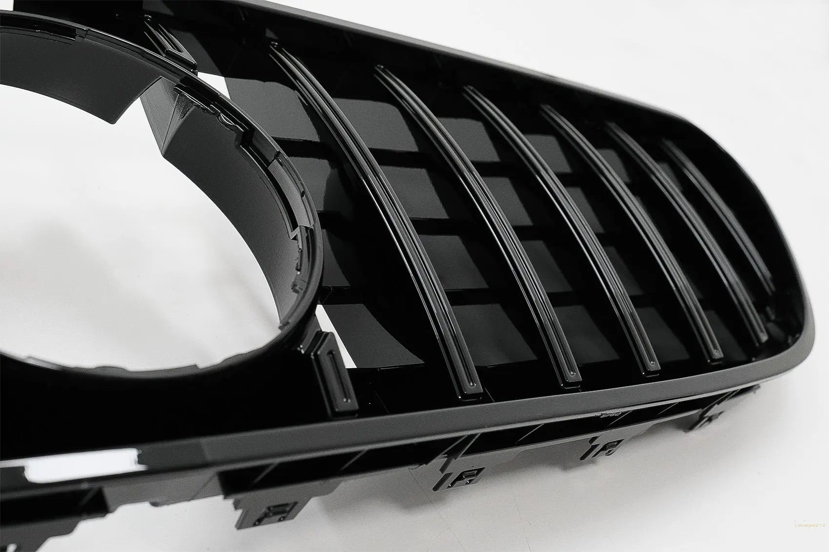 Zentralgitter Passend Für Mercedes S-Klasse Coupé C217 (2014-2017) Cabrio A217 (2015-2017) GT-R Panamericana Design Schwarz KITT