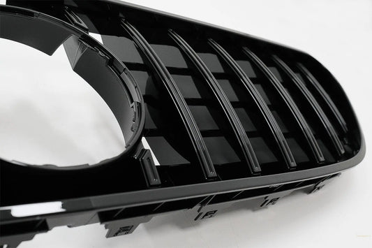 Zentralgitter Passend Für Mercedes S-Klasse Coupé C217 (2014-2017) Cabrio A217 (2015-2017) GT-R Panamericana Design Schwarz KITT