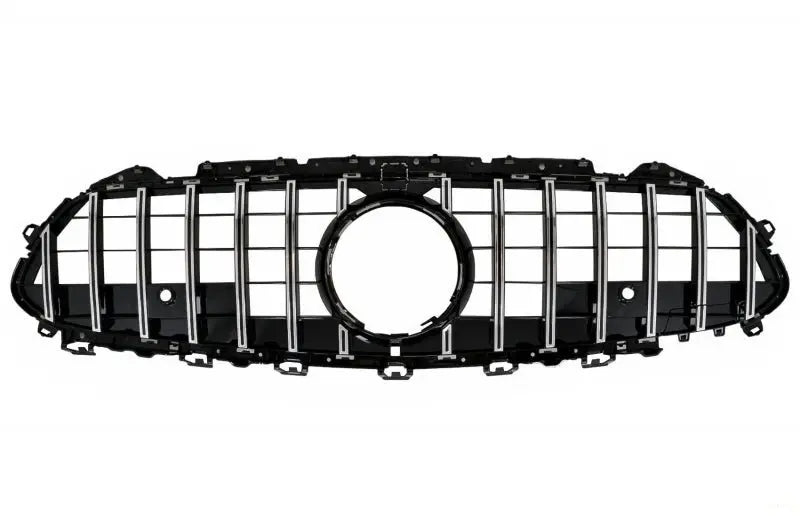 Zentralgrill Mit Diffusor Und Endrohren Passend Für Mercedes CLS-Klasse C257 (2018-Up) GTR CLS53 Design Nur AMG Line Heckstoßstange KITT