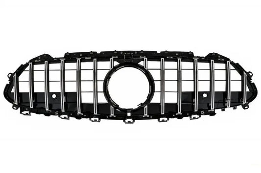 Zentralgrill Mit Diffusor Und Endrohren Passend Für Mercedes CLS-Klasse C257 (2018-Up) GTR CLS53 Design Nur AMG Line Heckstoßstange KITT