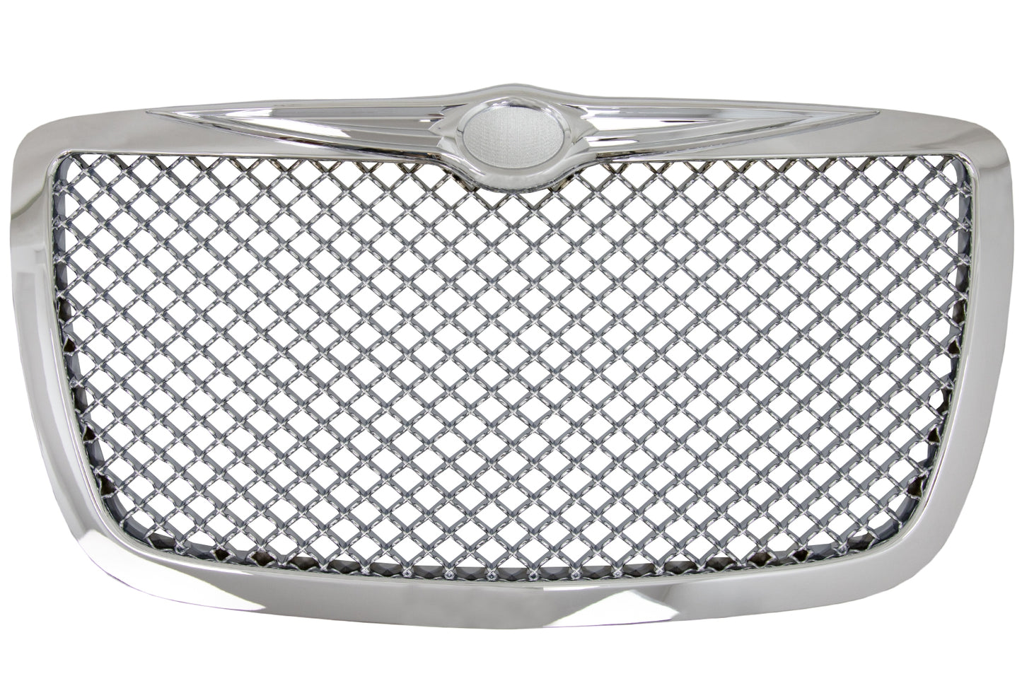 Kühlergrill Passend Für Chrysler 300c Limousine Avant (2004-Up) Bentley Look Silver Edition KITT