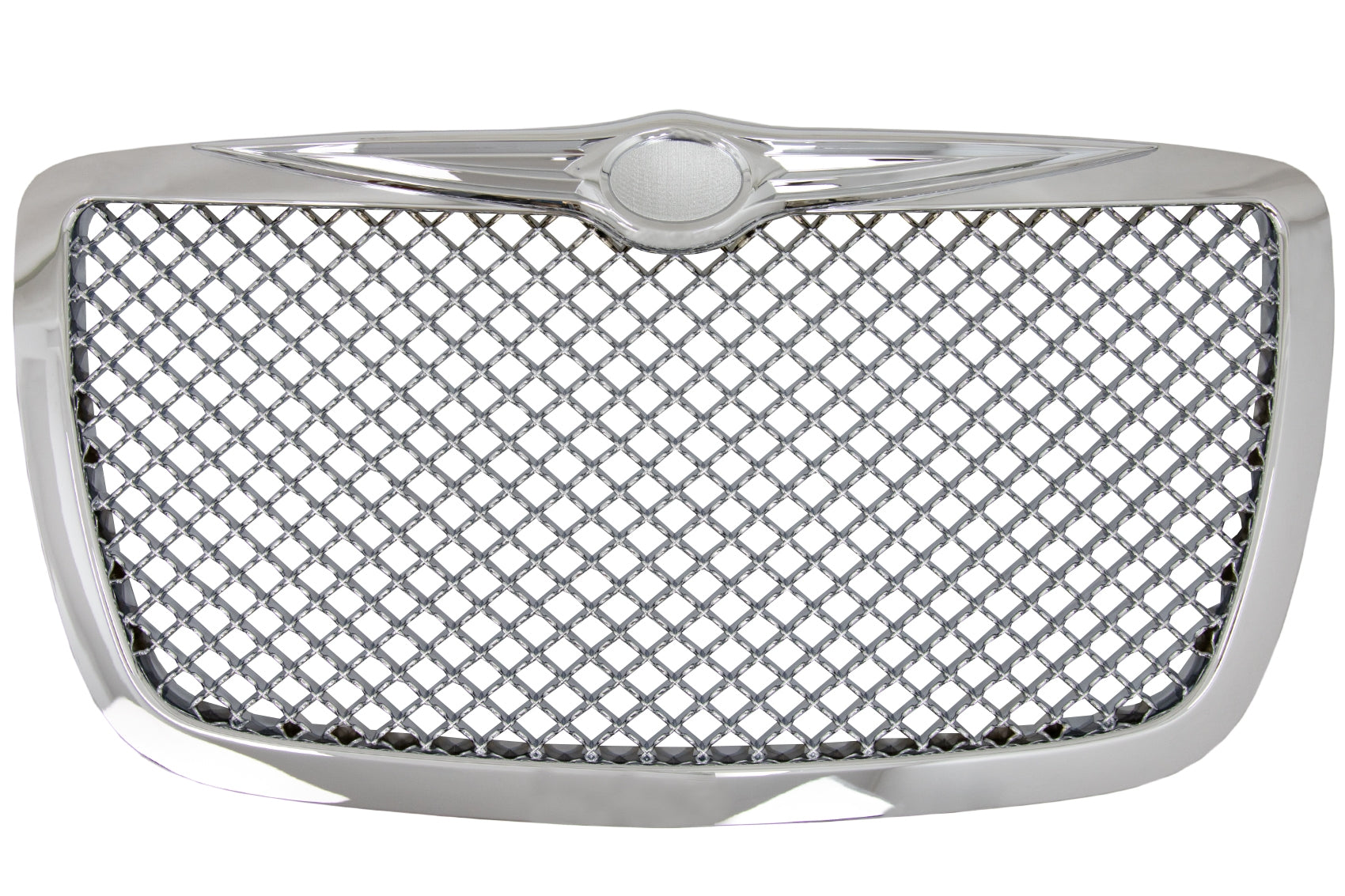 Kühlergrill Passend Für Chrysler 300c Limousine Avant (2004-Up) Bentley Look Silver Edition KITT
