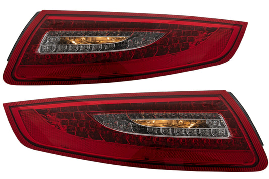LED Rückleuchten für PORSCHE 911/997 2004-2008 Nebelscheinwerfer Rot / Kristall CarPartsTuning